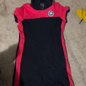 Stylish Black and Red Women's Dress